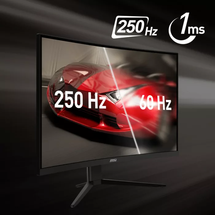 MSI 27 1MS 250HZ VA INCURVE FHD 1500R G27C4X 1 MSI 27" 1MS 250HZ VA INCURVÉ FHD 1500R G27C4X