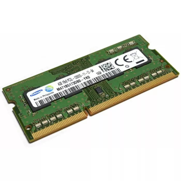 barrette samsung memoire sodimm 4 go ddr3l 1600 mhz jpg DDR3L SO-DIMM 4GO 1600 1.35V LAPTOP (ORIGINALE) HP/DELL/LENOVO/ASUS