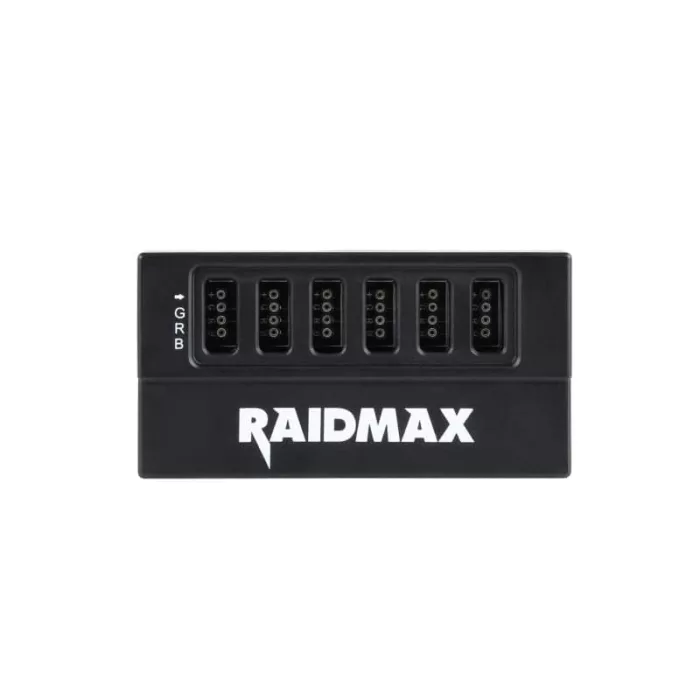 raidmax MX 642RH wr 03 1 jpg Controlleur vitesse ventillo + RGB LED RAIDMAX MX-642RH Hub