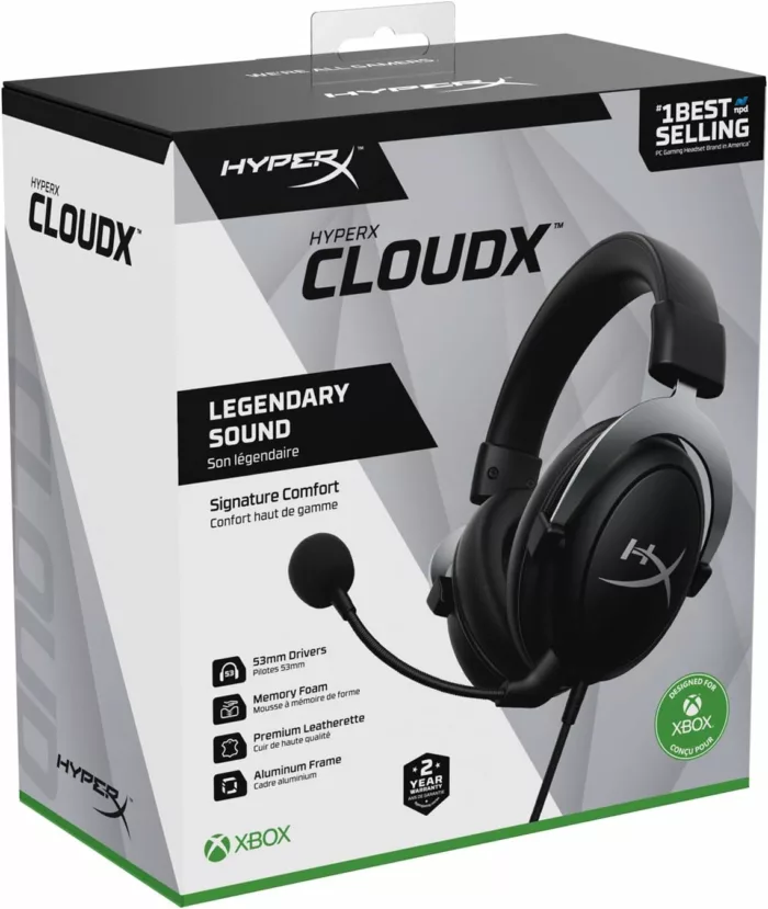 61JuRZNBdYL. AC SL1500 jpg HyperX CloudX – Casque Gaming – Xbox