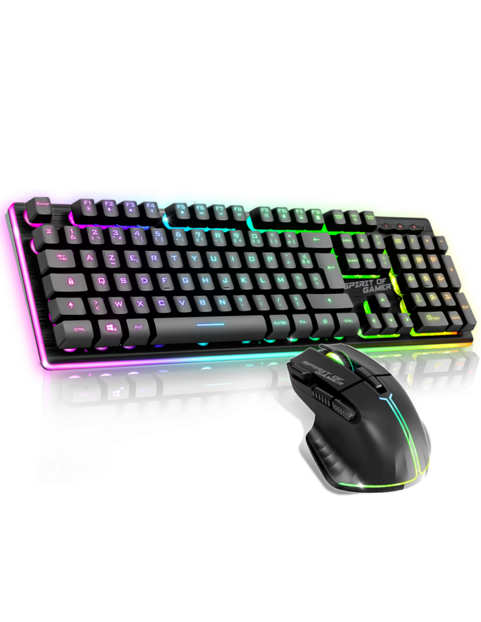 ultimate 600 wireless dark SPIRIT OF GAMER RGB ULTIMATE MK600 CLAVIER+SOURIS+TAPIS DARK